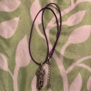 Stone pendant necklace